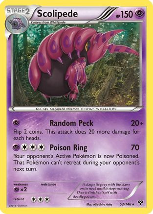 XY Base Set Scolipede #53