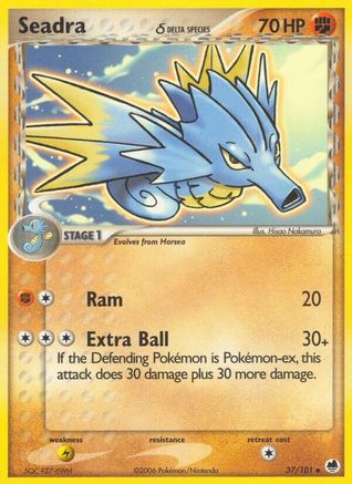 Dragon Frontiers Seadra - 037/101 (Delta Species) #37