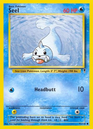 Legendary Collection Seel #092
