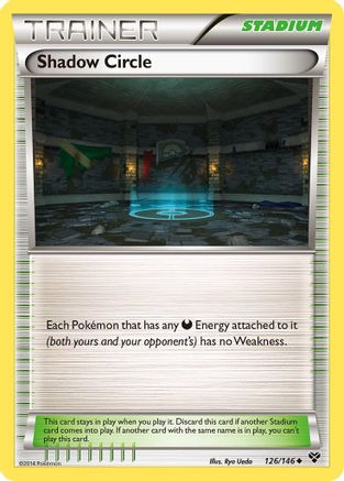 XY Base Set Shadow Circle #126