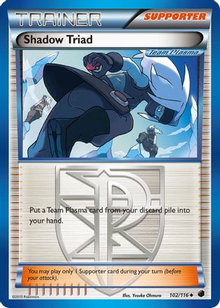 Plasma Freeze Shadow Triad (Team Plasma) #102