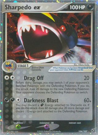 Deoxys Sharpedo ex #104