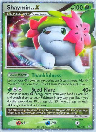 Shaymin Lv.X DP39 Promo Tin 2009 FACTORY SEALED 4 Vintage Boosters