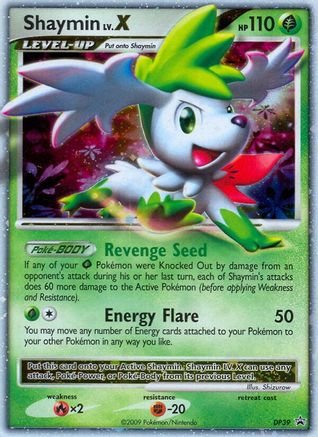 Diamond and Pearl Promos Shaymin LV.X #DP39