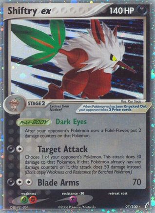 Crystal Guardians Shiftry ex #97