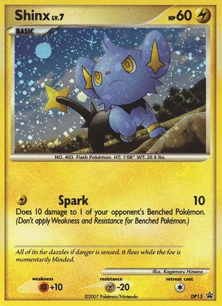 Diamond and Pearl Promos Shinx #DP15