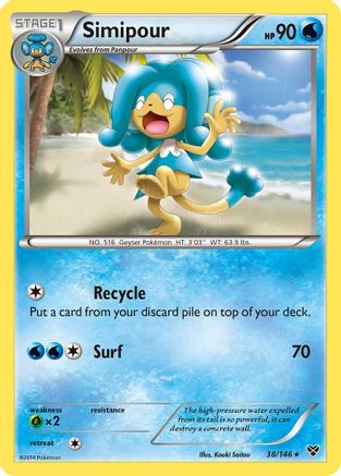 XY Base Set Simipour #38