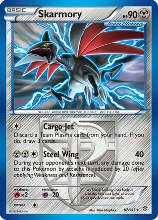 Plasma Storm Skarmory (Team Plasma) #87