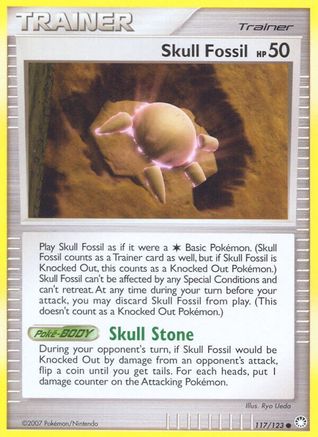 Mysterious Treasures Skull Fossil #117