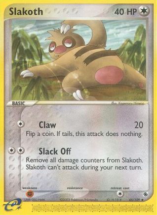 Ruby and Sapphire Slakoth #45