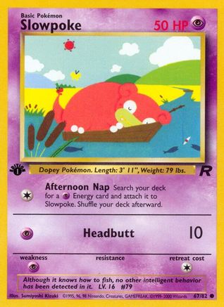 Team Rocket Slowpoke #67