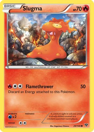 XY Base Set Slugma #20