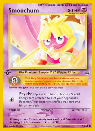 Neo Revelation Smoochum #54