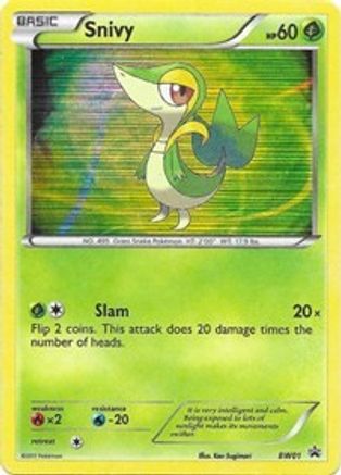 Black and White Promos Snivy #BW01