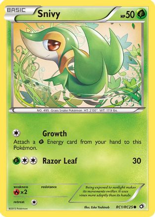Legendary Treasures: Radiant Collection Snivy #RC1