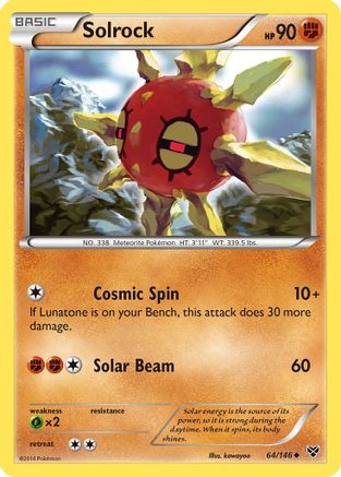XY Base Set Solrock #64
