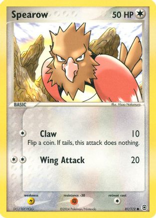 FireRed & LeafGreen Spearow #81