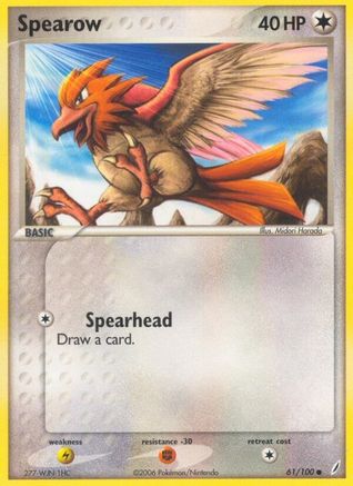 Crystal Guardians Spearow #61