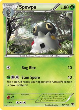 XY Base Set Spewpa #16