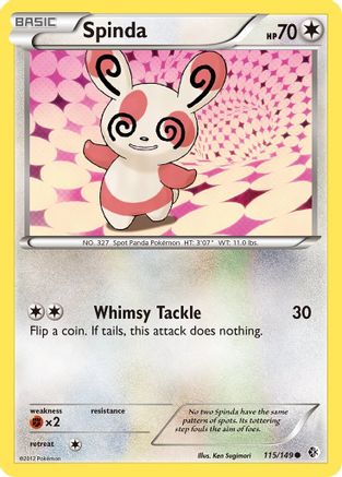 Boundaries Crossed Spinda #115