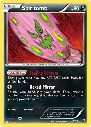 Legendary Treasures Spiritomb #87
