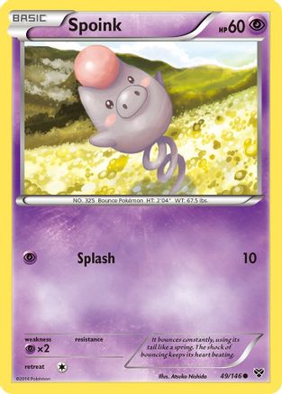 XY Base Set Spoink #49