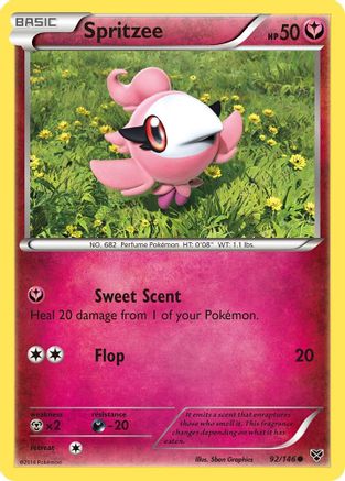 XY Base Set Spritzee #92