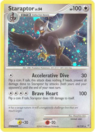 Diamond and Pearl Staraptor #16