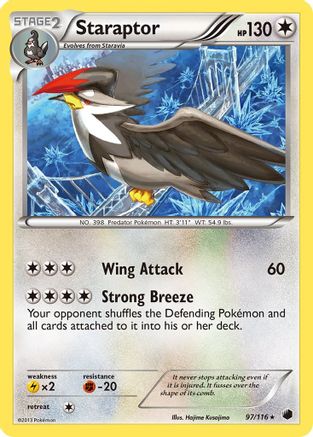 Plasma Freeze Staraptor #97