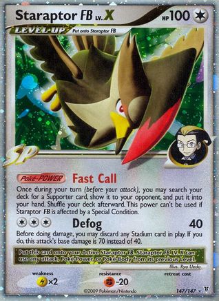 Supreme Victors Staraptor FB Lv.X #147
