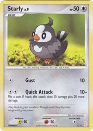 Starly 7 DP Trainer Kit: Manaphy & Lucario Pokémon card