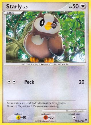 Supreme Victors Starly #129
