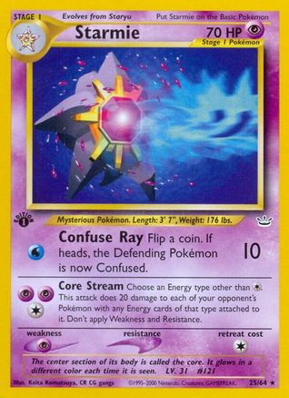 Neo Revelation Starmie #25