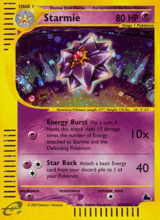 Skyridge Starmie (H28) #H28