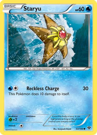 XY Base Set Staryu #33