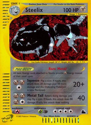 Skyridge Steelix (H29) #H29