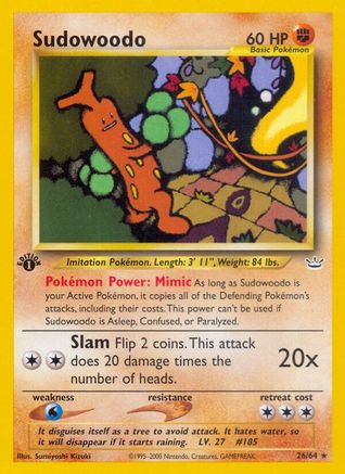 Neo Revelation Sudowoodo #26