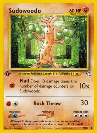 Neo Genesis Sudowoodo #077
