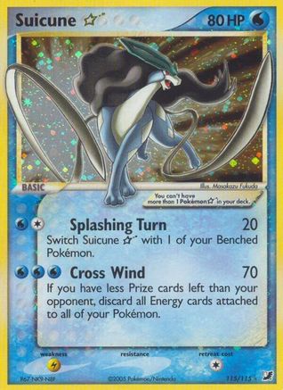 Unseen Forces Suicune Star #115