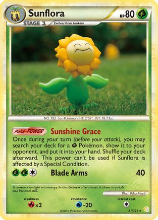 HeartGold SoulSilver Sunflora #31