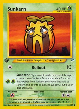 Neo Destiny Sunkern #083