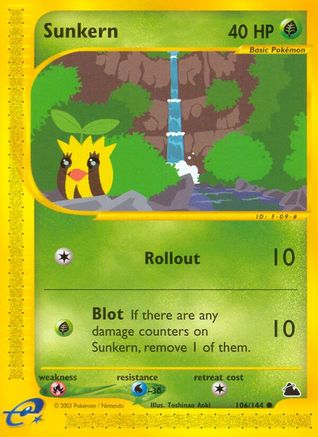 Skyridge Sunkern #106
