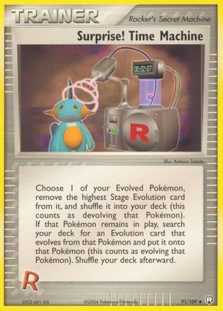 Team Rocket Returns Surprise! Time Machine #91