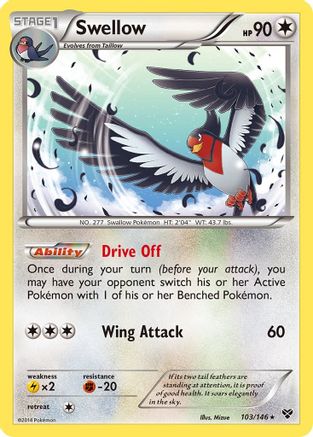 XY Base Set Swellow #103