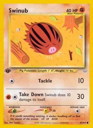 Neo Revelation Swinub #57