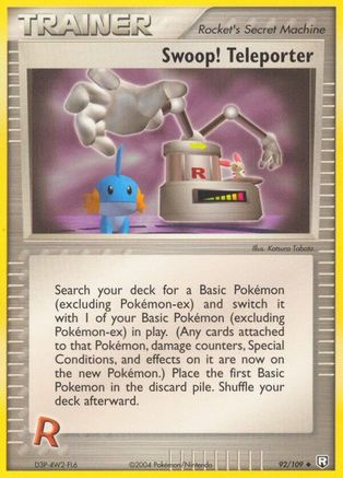 Team Rocket Returns Swoop! Teleporter #92