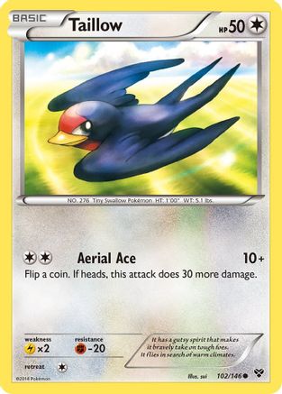 XY Base Set Taillow #102