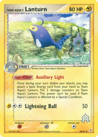 Team Magma vs Team Aqua Team Aqua's Lanturn #28
