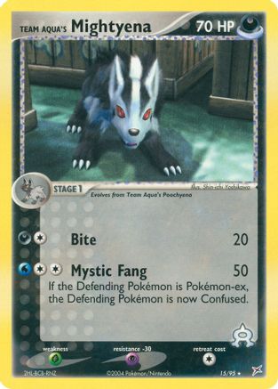 Team Magma vs Team Aqua Team Aqua's Mightyena #15