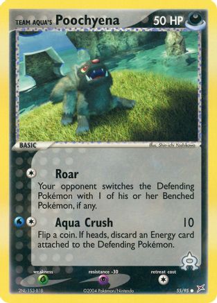 Team Magma vs Team Aqua Team Aqua's Poochyena #55
